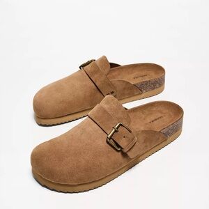Bershka Buckled Clogs